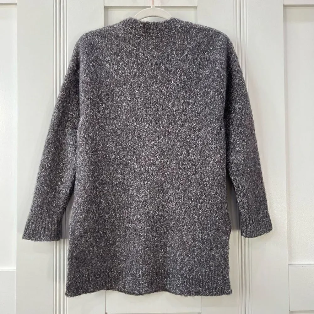 ATM Anthony Thomas Melillo Sweater Womens XS Gray Alpaca Blend Button Up